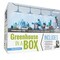 Miracle Led 4-Socket Greenhouse in a Box Grow Light Kit Blue Spec 9W Replc 150W Bulb, Silver Shades, Timer, 2PK 802425 - alternate 1